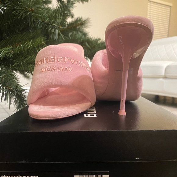 sienna high mule in lycra - Picture 5 of 6